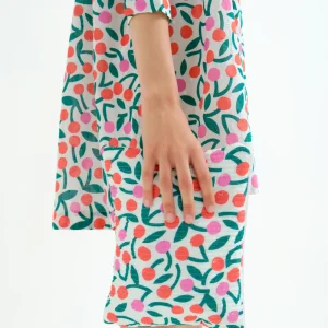 Bolso con estampado Guinda
