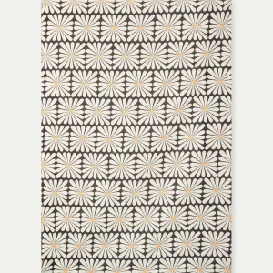 Pareo con estampado Olive Flower Black