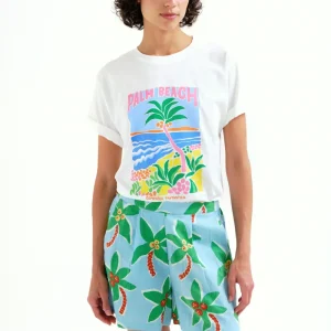 Camiseta con estampado Palm Beach