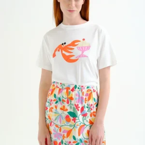 Camiseta con estampado Lagosta