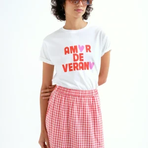 Camiseta con estampado "Amor de Verano"