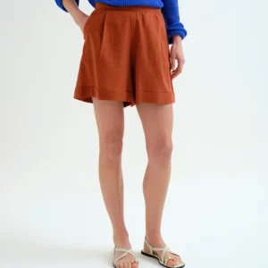 Shorts 100% algodón marrón