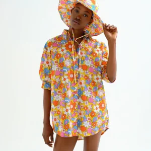 Camisa playera con estampado Bloom