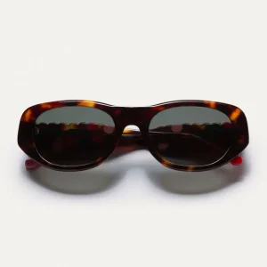 Gafas de sol marrones con estampado Guinda