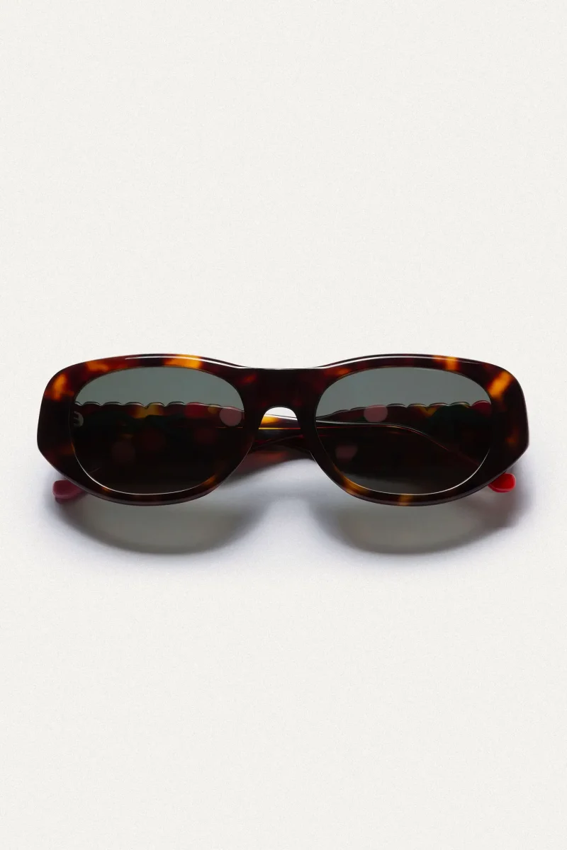 Gafas de sol marrones con estampado Guinda