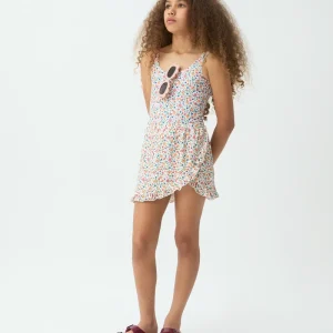 Falda corta pareo de niña con estampado Lily Small