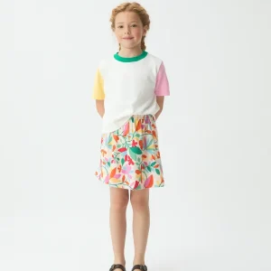 Falda corta de niña con estampado Lotto