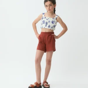 Top de niña 100% algodón estampado Lobster