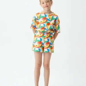 Shorts de niña 100% algodón con estampado Tutti Frutti