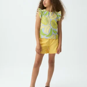 Top de niña 100% algodón con estampado Guineo