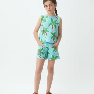 Top de niña 100% algodón con estampado Cocotero Small