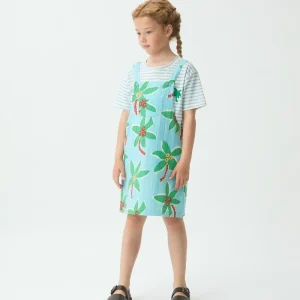 Peto de niña 100% algodón con estampado Cocotero Small