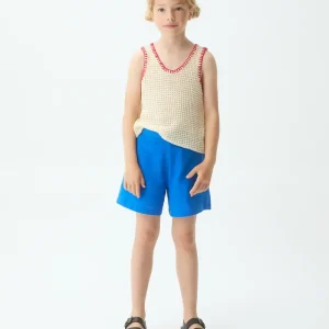 Shorts de niña 100% algodón azul marino