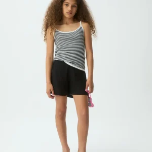 Shorts de niña 100% algodón negro