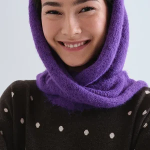Bandana triangular morado