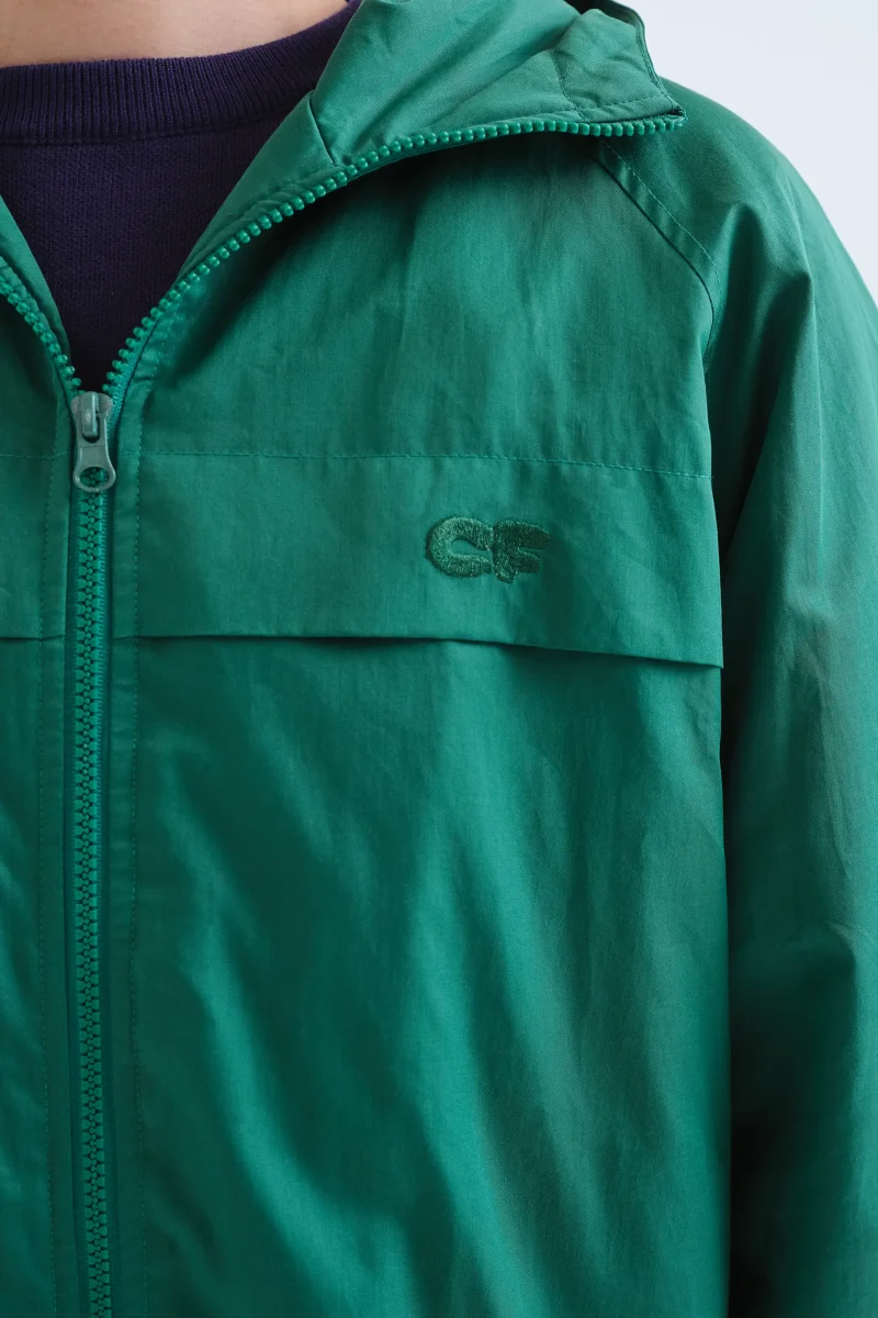 Chaqueta 100% algodón verde "CF" - Imagen 4