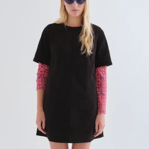 Vestido de pana negro