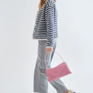 Bolso de hombro rosa