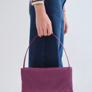 Bolso de hombro morado