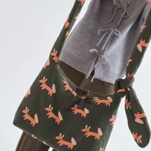 Bolso de hombro con estampado Volpe