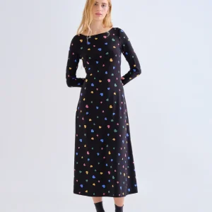 Vestido midi con estampado Candy