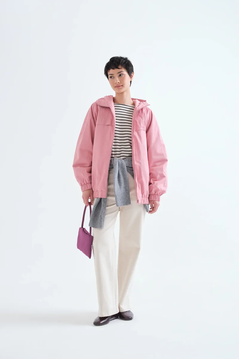 Chaqueta 100% algodón rosa "CF" - Imagen 5