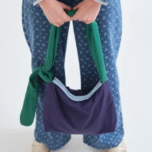 Bolso de hombro multicolor azul marino