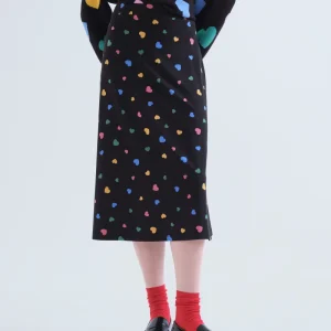 Falda midi con estampado Candy
