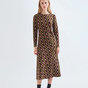 Vestido midi con estampado Aberdeen