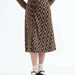 Falda midi con estampado Aberdeen