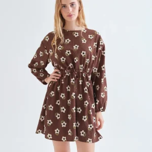 Vestido corto con estampado Santini