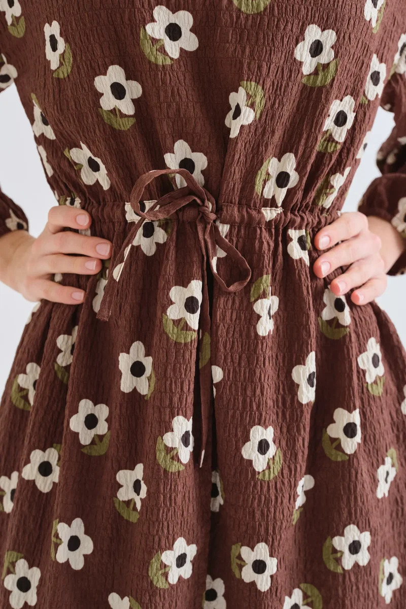 Vestido corto con estampado Santini - Imagen 4