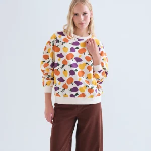 Sudadera 100% algodón con estampado de verduras
