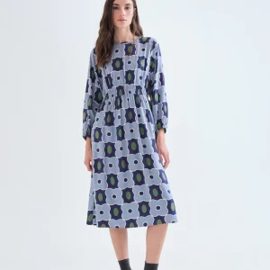 Vestido midi con estampado Inverness