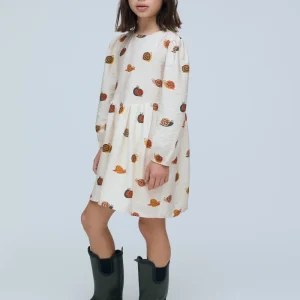 Vestido de niña con estampado de Caracoles