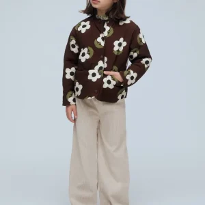 Chaqueta de niña con estampado Santini