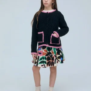Falda corta de niña con estampado Neo Garden