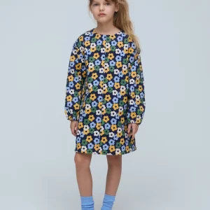 Vestido corto de niña con estampado Euphonia