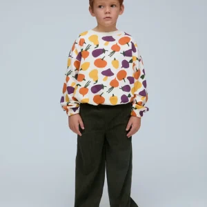 Sudadera unisex 100% algodón con estampado Vegetales