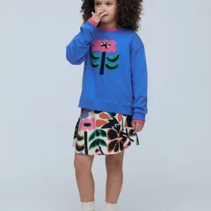 Sudadera de niña 100% algodón con bordado Neo Garden Towel