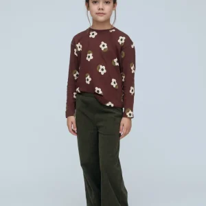 Camiseta de niña 100% algodón con estampado Santini