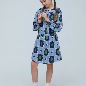 Falda corta de niña con estampado Inverness