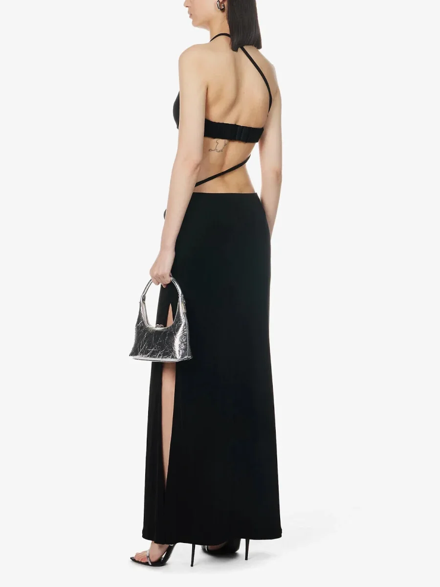 MIRROR PALAIS Aphrodite Stretch Woven Love Heart Detail Skirt - Imagen 3