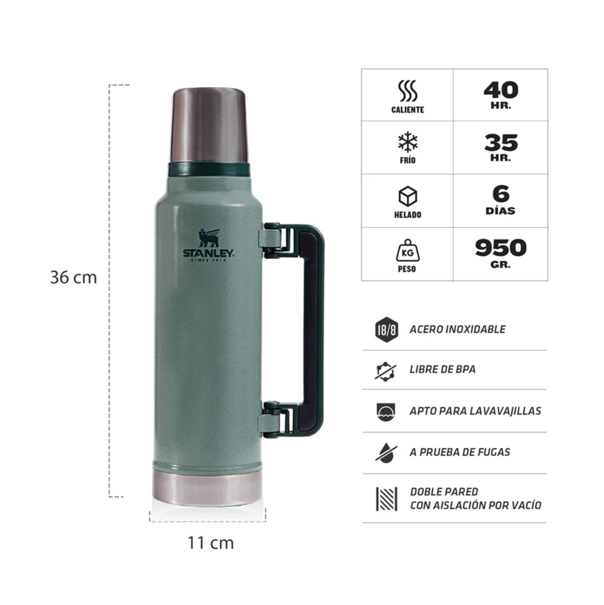 Termo Stanley Classic 1.4 lt - Imagen 6