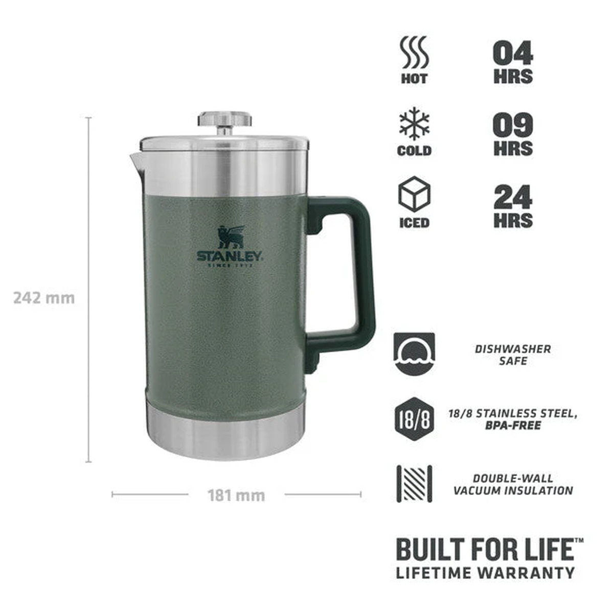 Cafetera french press Classic 1.4 lt - Imagen 6