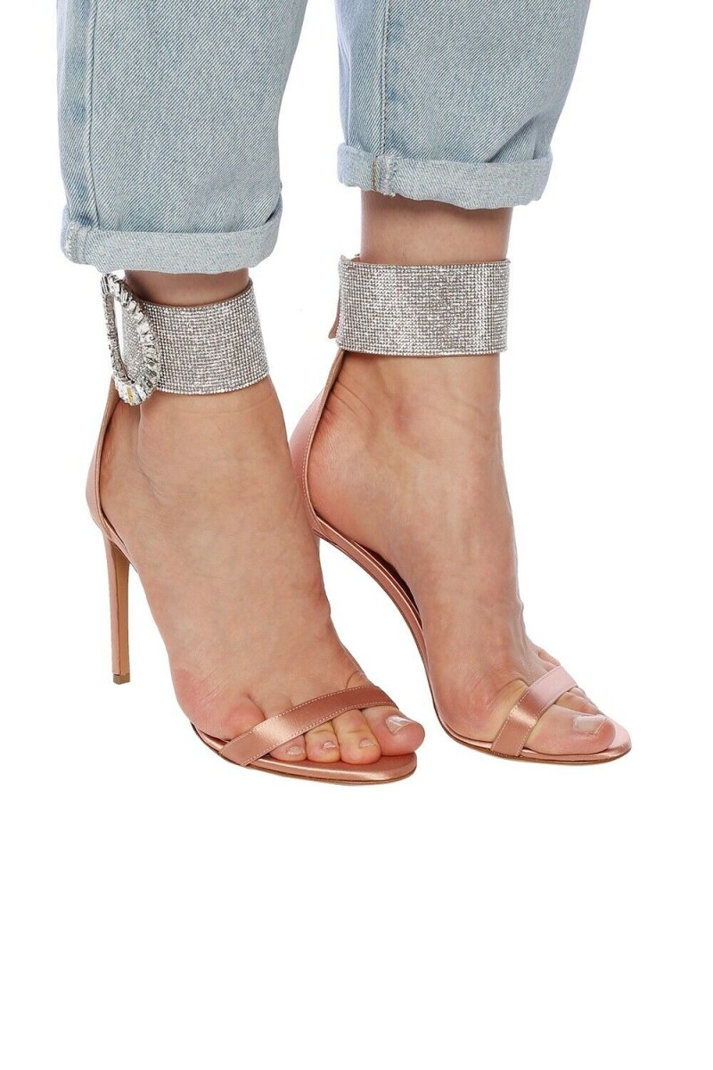 Alexandre Vauthier Pink Joan Embellished High Heels - Imagen 3