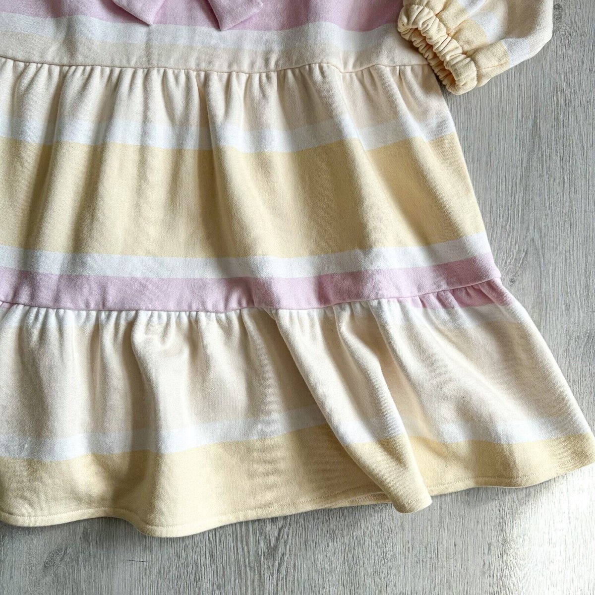 OLIVIA RUBIN Striped Pink Bow Detail Angel Coquette Aesthetic Dress - Imagen 5