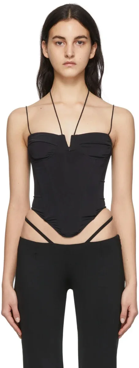 MIAOU Aphex Black Corset Top - Imagen 3