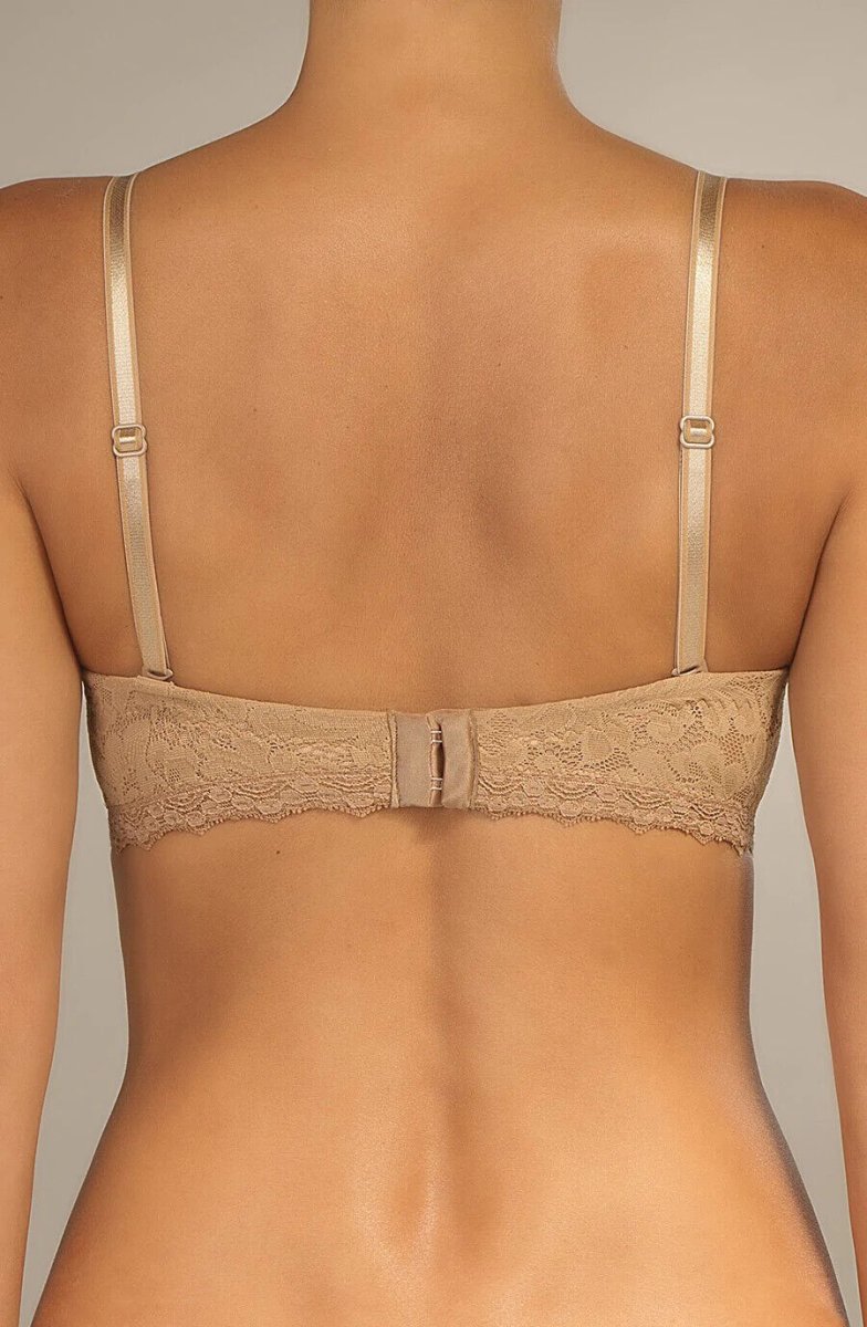Pain De Sucre Brown Lace Bra in Lua Biscuit - Imagen 7