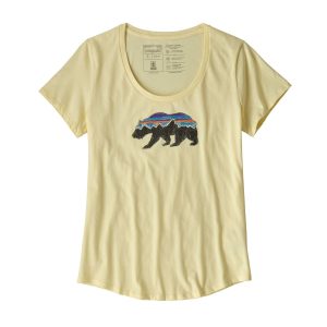 Polera Fitz Roy Bear Scope Organic Mujer Amarillo